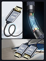 Кабель 3 м 4К HDMI — HDMI (M/M) HDR 3D High Speed Aluminum Neylon cord, фото 5