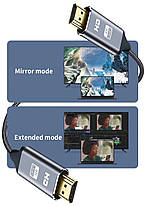 Кабель 3 м 4К HDMI — HDMI (M/M) HDR 3D High Speed Aluminum Neylon cord, фото 3