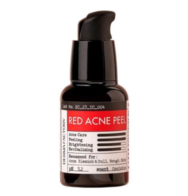 Змивна пілінг-сироватка з кислотами Derma Factory Red Acne Peel 30 мл