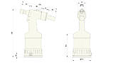 Пневмогідравлічний заклепник RIVETEC RL 75 з насадкою LockBolt Ø 6.4 мм, фото 4