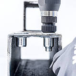 Заклепувальна гайка з кільцевим плоским буртиком GOEBEL алюміній M8/5.0-8.0 мм, фото 5