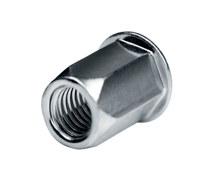 Заклепна гайка шестигранна з плоским буртиком GOEBEL M5/3.0-5.5 мм