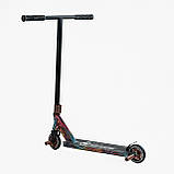 Трюковий самокат Best Scooter BS-99717, колеса PU 110 мм, з пегами, висота 85 см, алюмінієвий диск і дека, фото 6