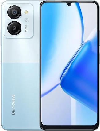 Смартфон Blackview COLOR 8 Blue 8/128GB 6000mAh Unisoc T616 + скло + чохол!, фото 1