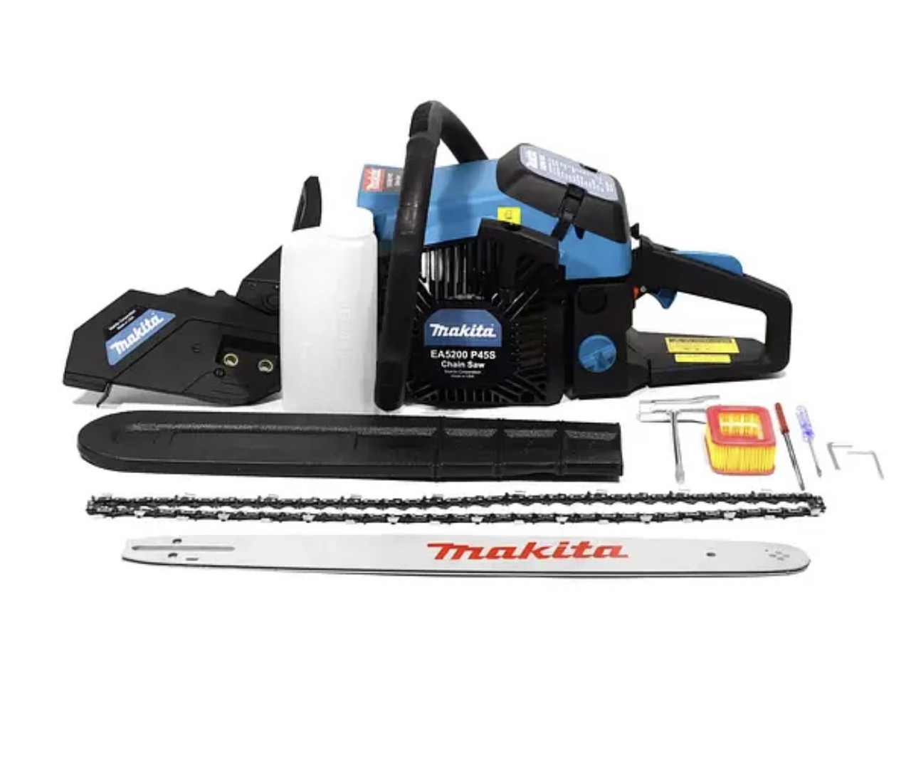 Бензинова ланцюгова пила Makita EA 5200 P45S (Бензопілу) 5.2 кВт/449 л.с. 45 см шина