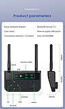 3D Bluetooth 5.3 аудіоресивер оптичний коаксіальний 3,5 мм AUX аналоговий цифровий вихід, фото 5