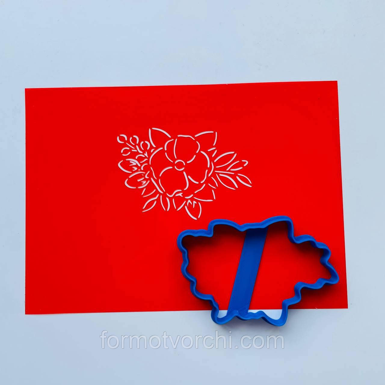 3D-формочки-вирубки для пряників "Квітка 30"