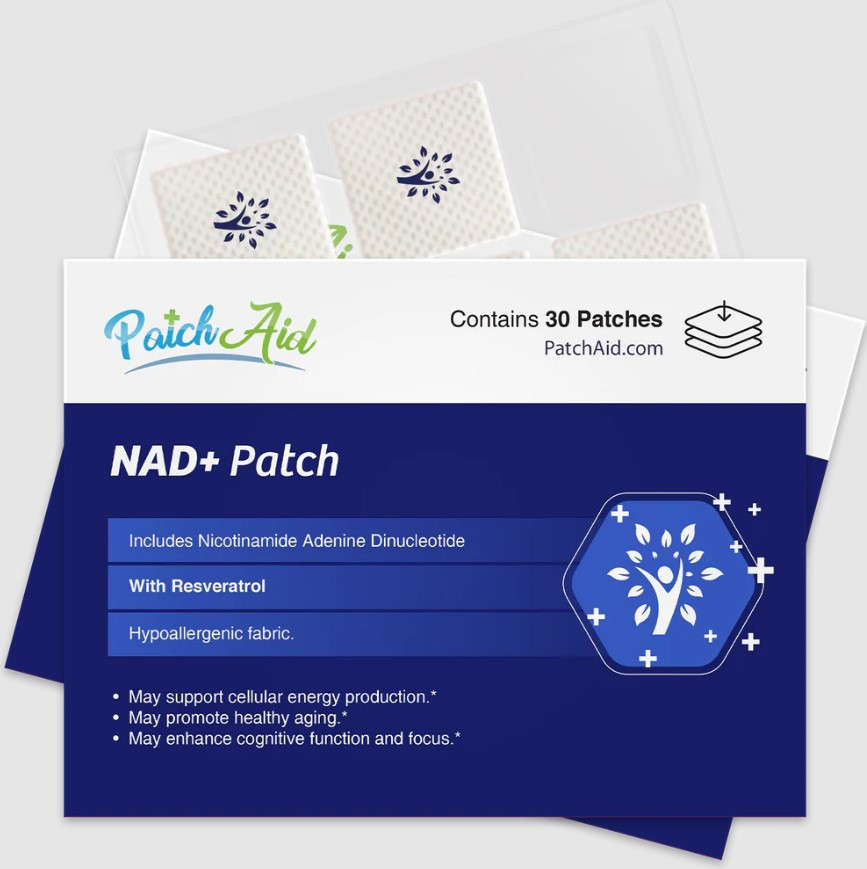 Patch Aid NAD+ / Патчі НАД+ Підвищення рівня енергії 30 шт.