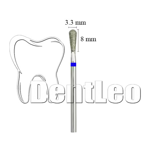 БОР АЛМАЗНИЙ СИНІЙ 3,3 ММ Х 8 ММ — В036
