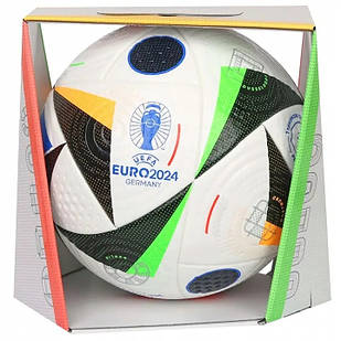 М'яч футбольний Adidas EURO24 Fussballliebe OMB IQ3682 (розмір 5)