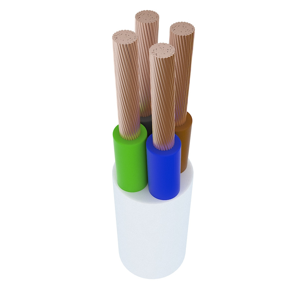 Кабель ПВС 4х0.75 Одеса ГОСТ (кратно 5 м), фото 1