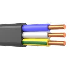 Дріт ВВГнг П 3х1,5 Одеса ГОСТ ЄС (кратно 5 м), фото 1