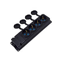 Розетка на 4 розетки каучукова Bylion (Туреччина)