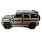 Машинка металева Mercedes-Benz G65 AMG Гелендваген мерседес сірий 1:24 світло, інерція, відкриваються двері, багажник, капот,, фото 4