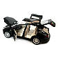Машинка металева Tesla Model x 90D Тесла чорна 1:24 світло звук відкриваються двері баг капот резинові колеса 21*7*10 см (AP-2048), фото 5
