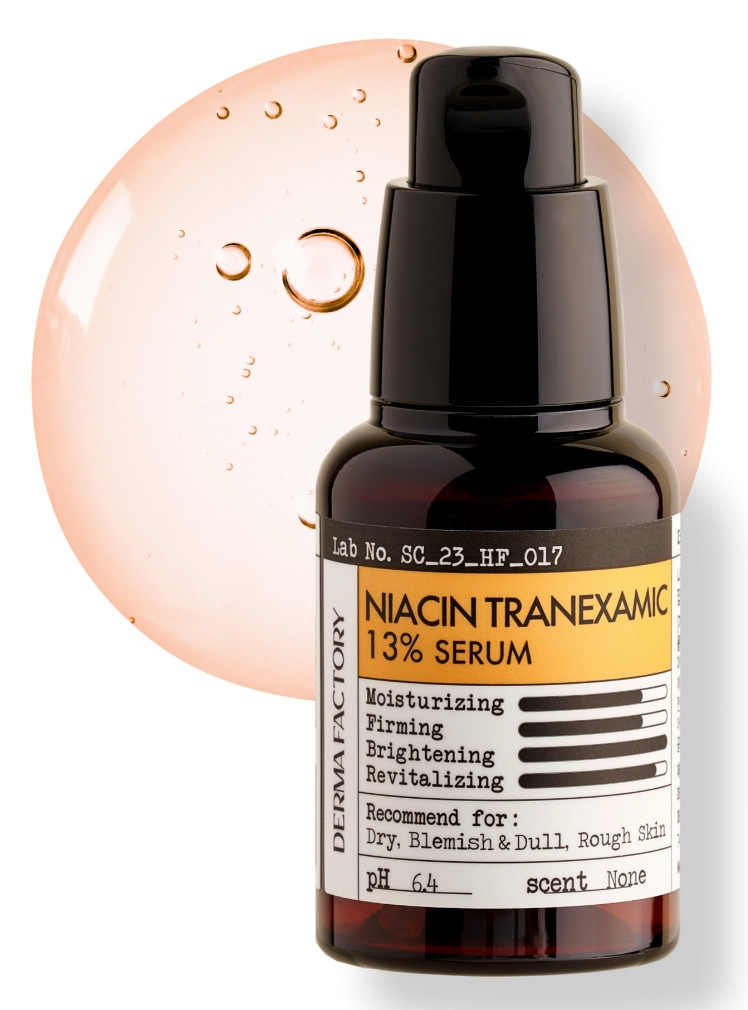 Освітлювальна сироватка для обличчя Derma Factory Niacin Tranexamic 13% Serum 30 мл