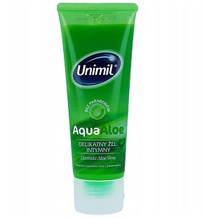 Зволожуючий гель Unimil Aqua Aloe на водній основі 80 мл, фото 3