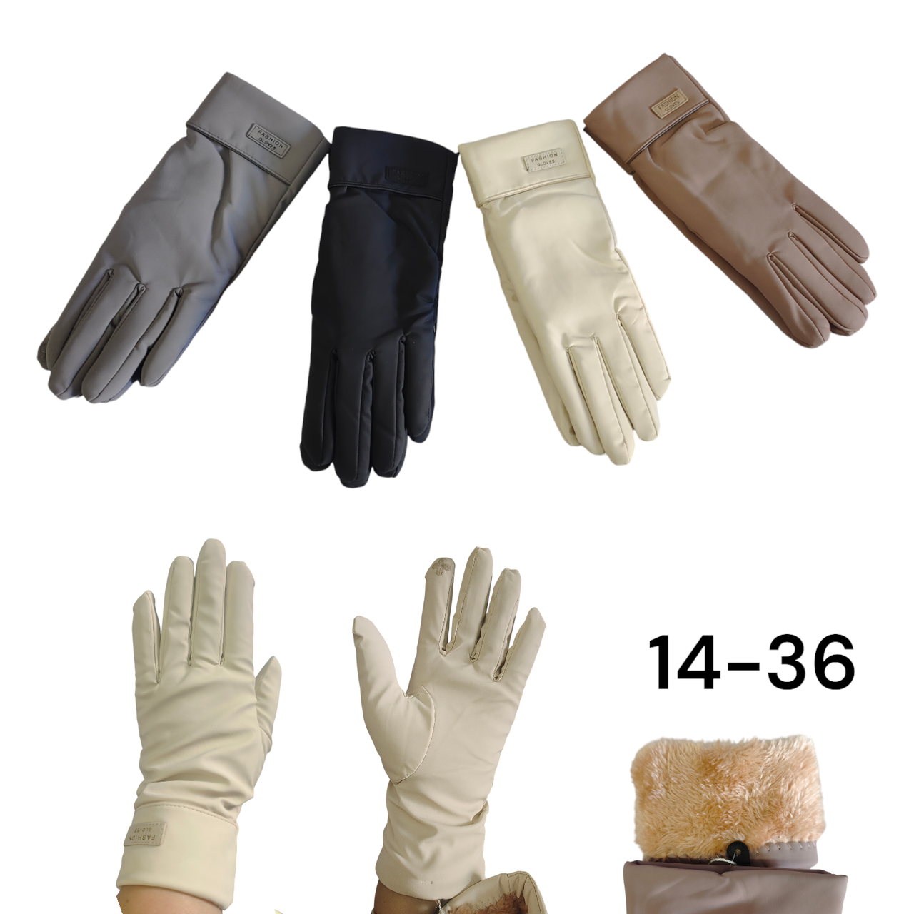 Сенсорні рукавички тканина для відчуття шкіри з арктичні флісажними рукавичками оптом, фото 1