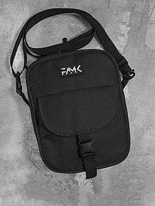 Сумка через плече для чоловіків та жінок FAMK CB , Чорний
