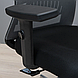 Сіткове офісне крісло з підлоговим сидіння чорне спинка сіра сітка Експерт Expert Хром Richman, фото 7