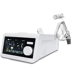 Апарат неінвазивної вентиляції OXYDOC CPAP/BіPAP/ST з маскою та зволожувачем для лікування апное сну , (96674)