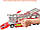 Вантажівка-транспортер Матчбокс Дорожня пригода Matchbox fire rescue hauler hhj12, фото 9