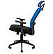 Сіткове офісне крісло з підлоговим сидіння чорна спинка синя сітка Експерт Expert Пластик Richman, фото 5