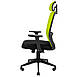 Сіткове офісне крісло з підлоговим сидіння чорне спинка зелена сітка Експерт Expert Пластик Richman, фото 3