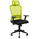 Сіткове офісне крісло з підлоговим сидіння чорне спинка зелена сітка Експерт Expert Пластик Richman, фото 2