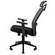 Сіткове офісне крісло з підлоговим сидіння чорна спинка сіра сітка Експерт Expert Пластик Richman, фото 3