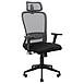 Сіткове офісне крісло з підлоговим сидіння чорна спинка сіра сітка Експерт Expert Пластик Richman, фото 2
