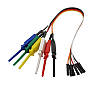 Тестова кліпса для логічного аналізатора 1 шт (Female head "мама") Jumper wire Clip Test Hook Clips Logic Analyzer, фото 4