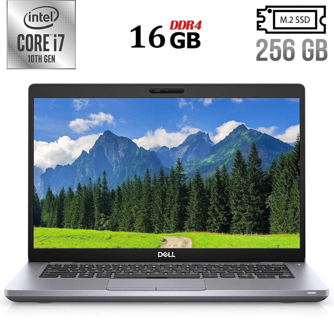 Ультрабук Б-клас Dell Latitude 5410/ 14" (1920x1080)/ Core i7-10610U/ 16 GB RAM/ 256 GB SSD/ UHD