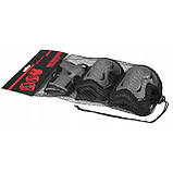 Комплект захисний SportVida 3 в 1 SV-KY0007-L Size L Grey/Black, фото 4