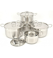 Набір кастрюль з нержавючії сталі