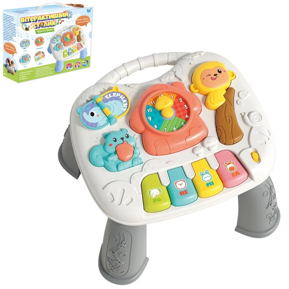 Розвивальний музичний столик (укр. озвучування) арт. W-05133, фото 1