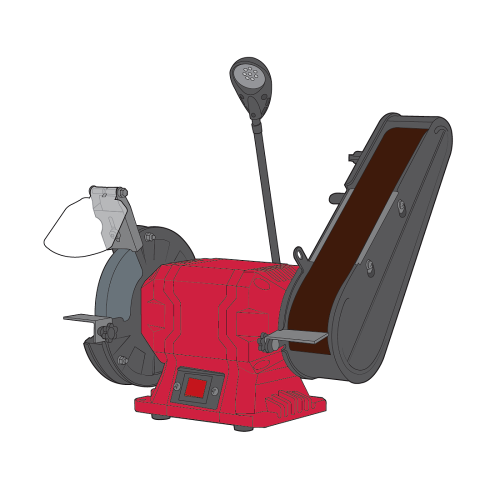 Верстат точильний Vitals Master BG 1535BDbl, фото 1