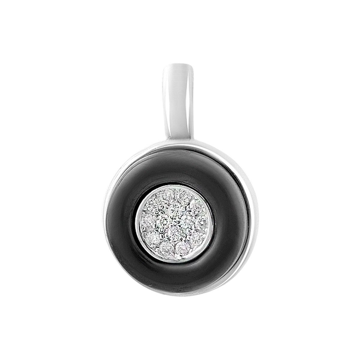 Срібна підвіска Високої якості з керамікою, фіанітами (2169727), фото 1