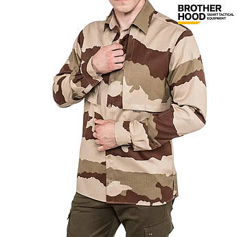 Сорочка камуфляжна тактична Brotherhood Camo буря в пустелі пустельний камуфляж