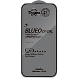 Захисне 2.5D скло Blueo Crystal Anti-Scratch для Apple iPhone 16 Pro (6.3") Чорний, фото 3