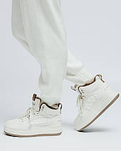 Черевики зимові на платформі Prima D'arte 9521 36 молочні шкіра, фото 2