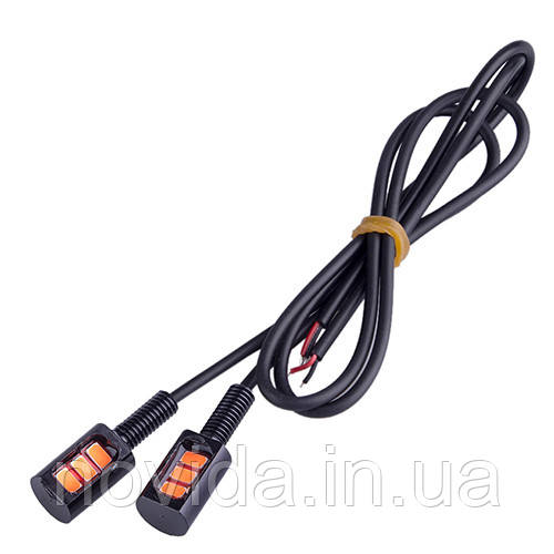 Болти для кріплення номера з підсвіткою 5630-3SMD 12V чорні 2 шт. Red (AG-5630-3SMD R)