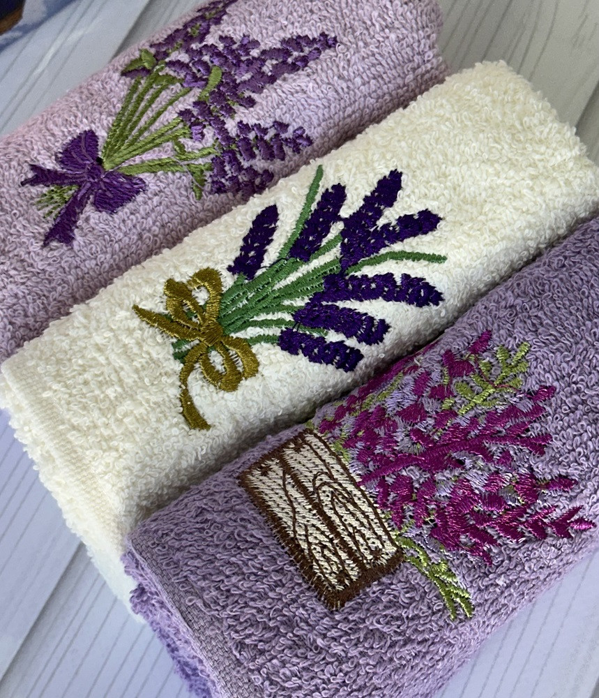 Mame lavender 3в1 Махрові рушники 30х50см. Бавовна. Туреччина. (42825559)