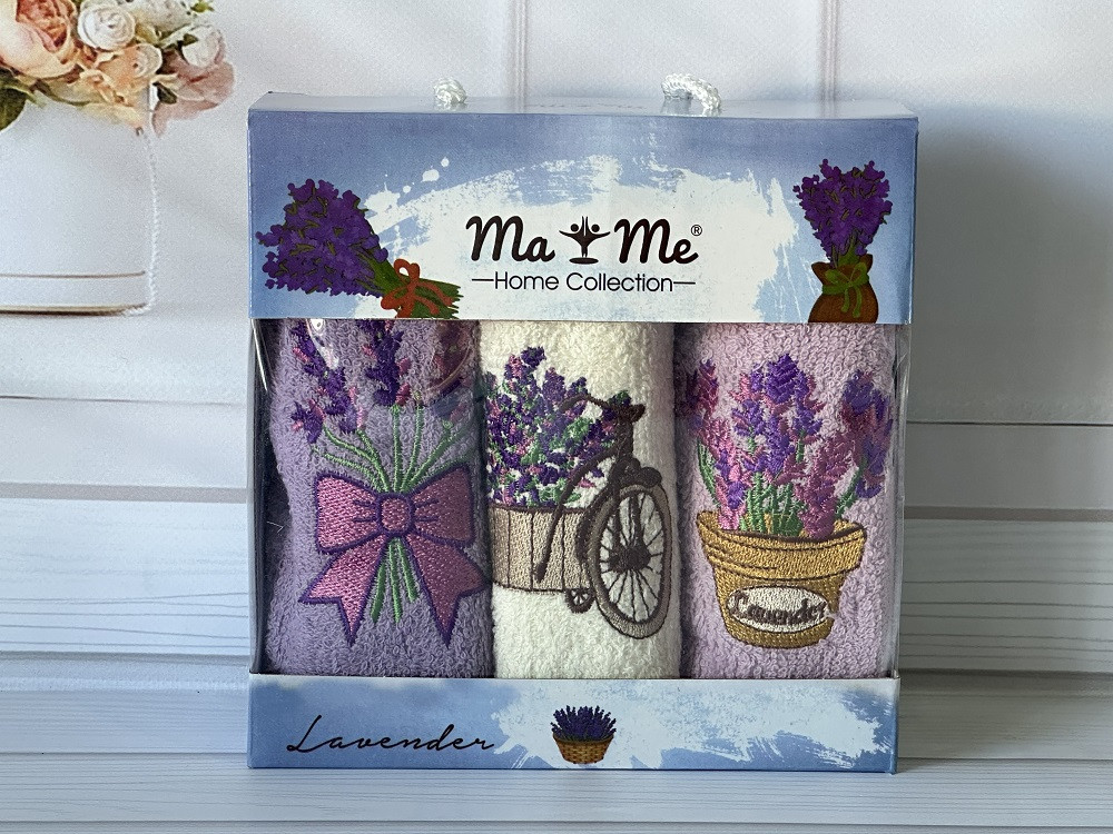Mame lavender 3в1 Махрові рушники 30х50см. Бавовна. Туреччина. (42825511), фото 1