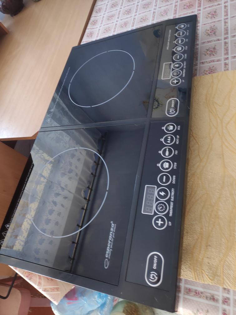 Плита індукційна настільна двоконфорочна ESPERANZA EKH008 2000 Вт - фото покупців 1