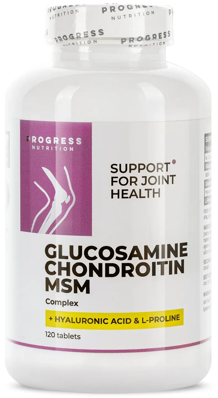 Glucosamine Chondroitin MSM Complex Progress Nutrition, 120 таблеток