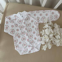 Боді з.р. "Блиск" Малюнок Рожевий Інтерлок арт.27081929  Зріст 46-30(р)