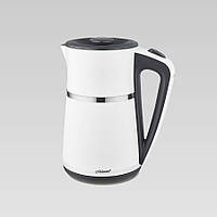 Електрочайник Maestro MR-030-WHITE, 1.7 л, 2200 Вт, з подвійними стінками