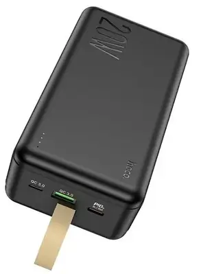 Power Bank Hoco J87B 30000mAh Tacker 20W QC3.0 Black, фото 3