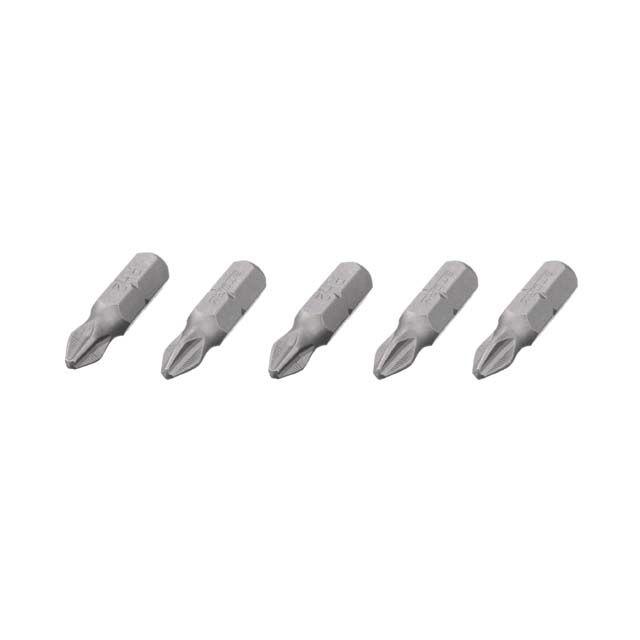 Комплект отверточних насадок PH2 1/4"*25мм, ACR, S2, уп. 5шт., STORM INTERTOOL VT-0207